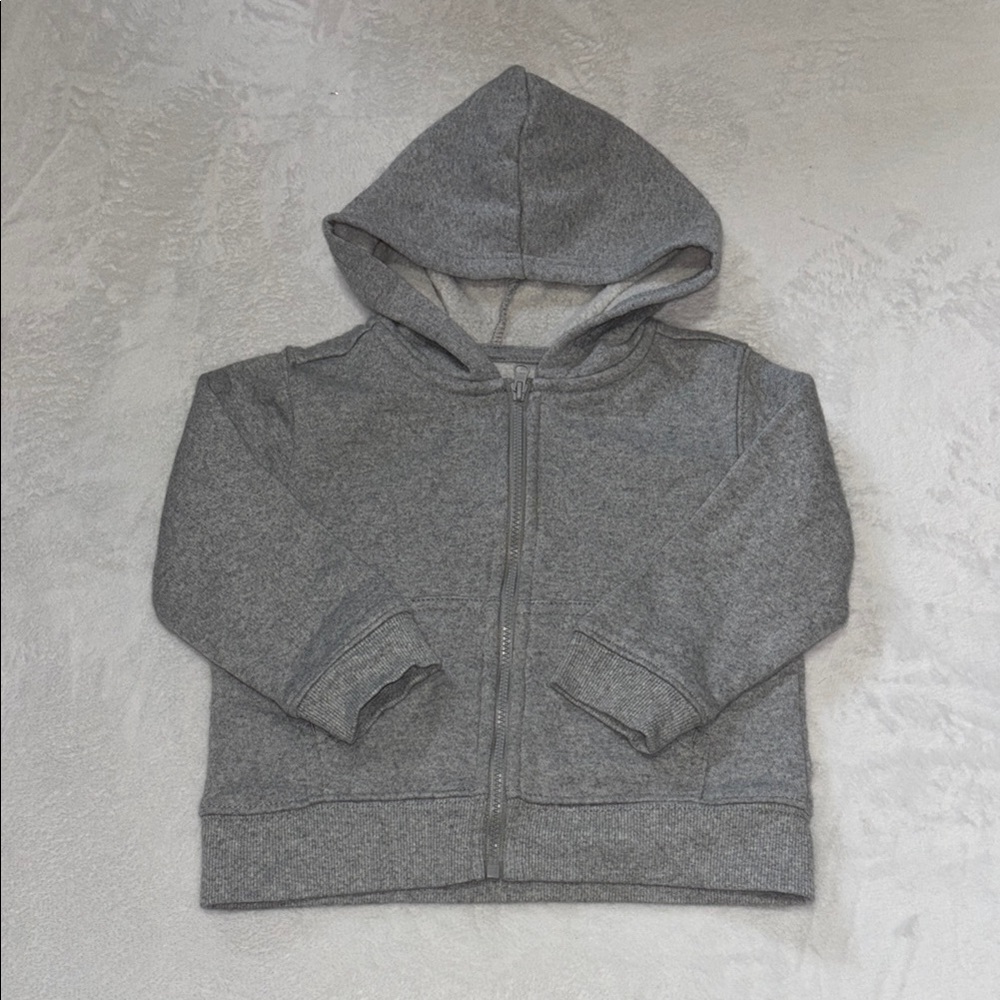 George gray Zip-Up Hoodie 2T